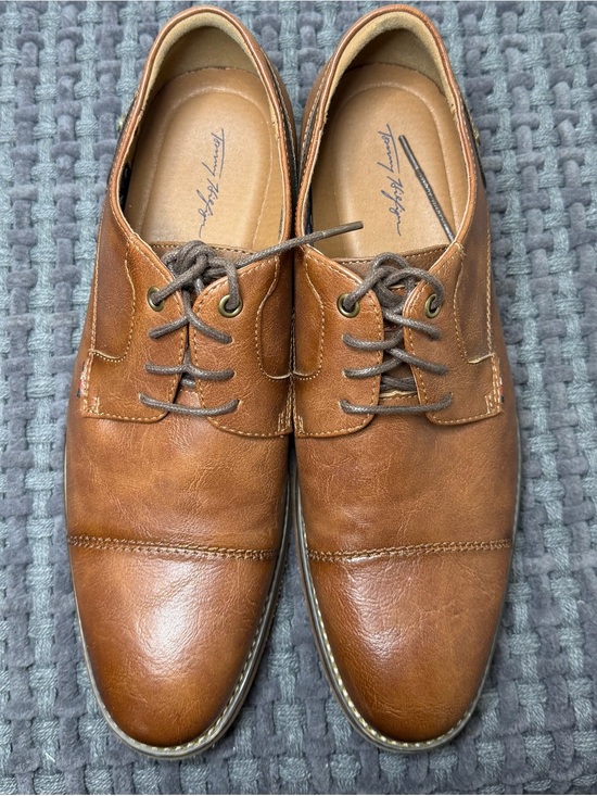 Tommy Hilfiger Other - Tommy Hilfiger Men's Tan Leather Derby Dress Shoes
